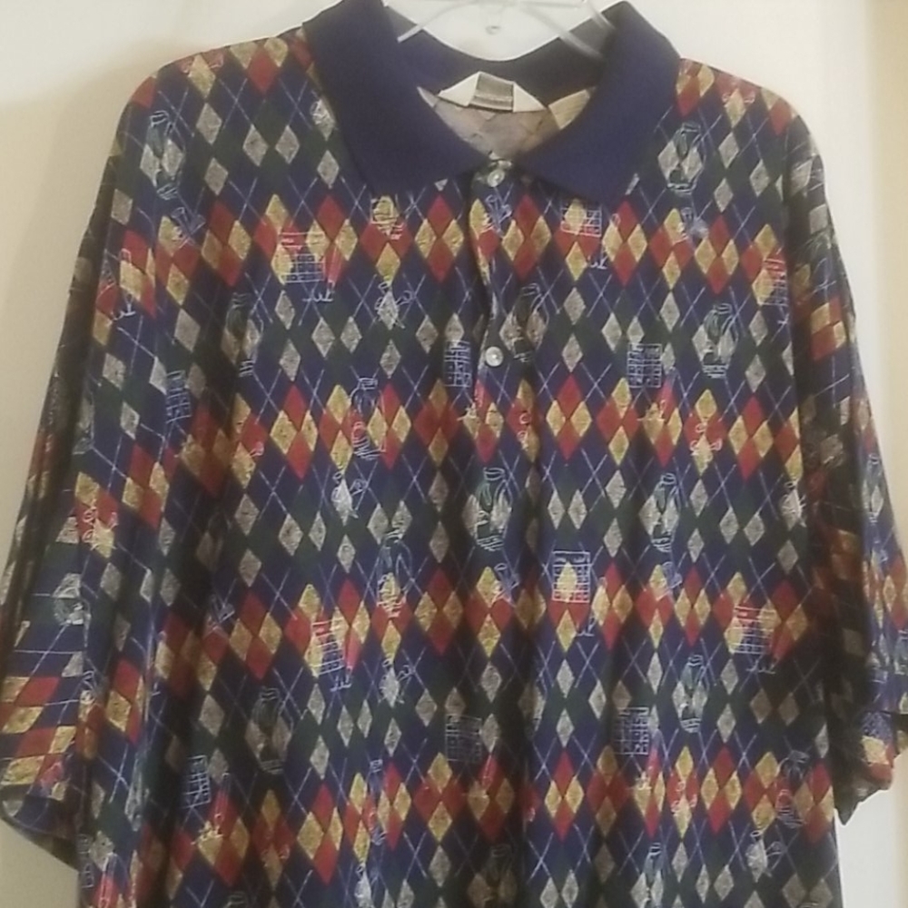 Golf motif shirt
